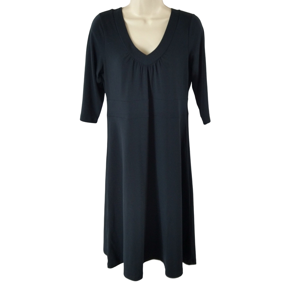 Eddie Bauer Black Midi Dress